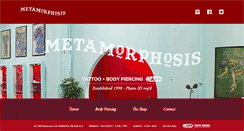 Desktop Screenshot of metamorphosisbodyart.com